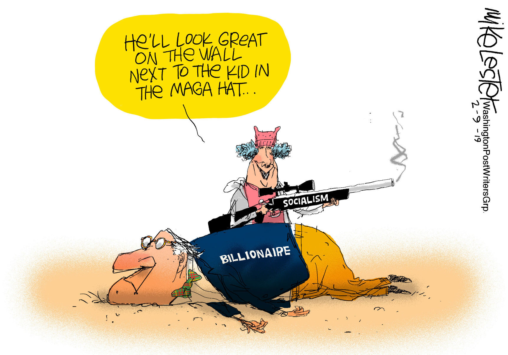 Mike Lester cartoon